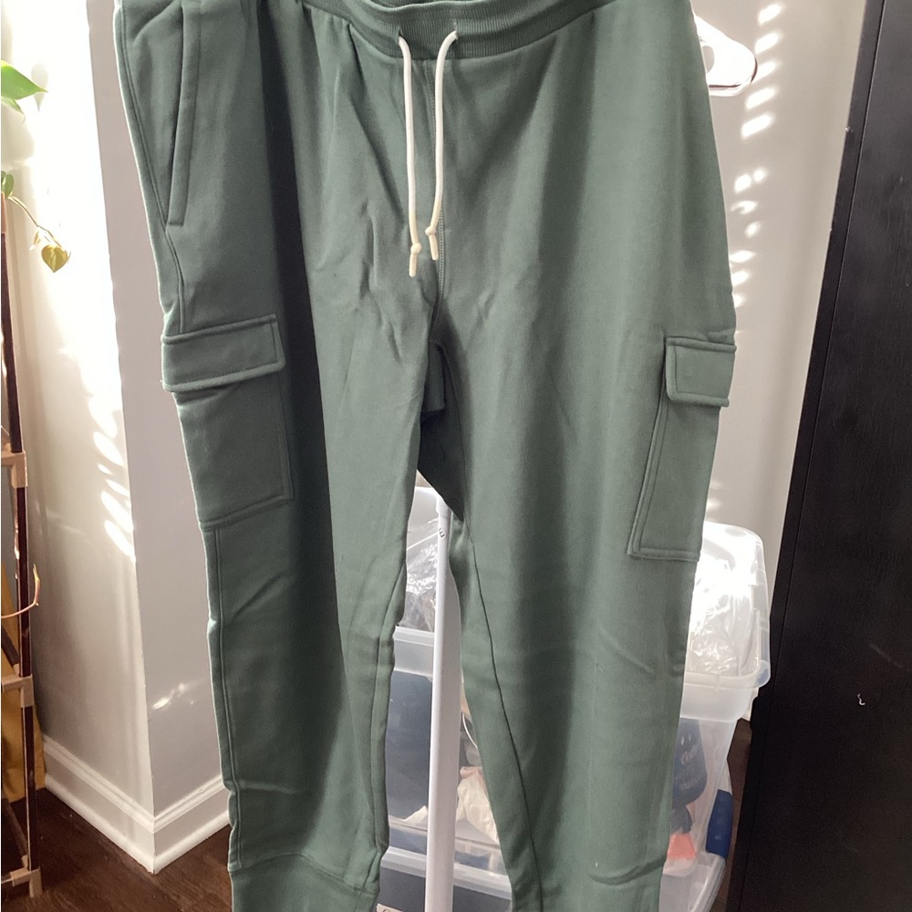 Men cargo sweat pants
